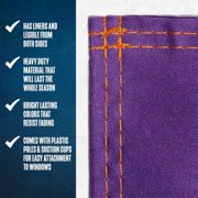 BSI PRODUCTS, INC. - East Carolina Pirates 2-Sided Garden Flag & Plastic Pole with Suction Cups - ECU Football Pride - Durable for Indoor and Outdoor Use - Great Fan Gift Idea - ECU Classic