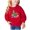 Red-2, variant on TFEOQRY Toddler Girls and Boys Christmas Sweatshirts Christmas Tree Printing Long Sleeve Hoodless Sweatshirt Red