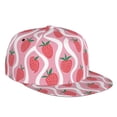 thumbnail image 2 of Uemuo Strawberries Pattern Women's Baseball Cap,Straight Brim Hat,Golf Dad Hat,Travel Hat,Sun Protection Cap,Everyday Accessory, 2 of 9