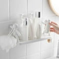 thumbnail image 5 of Clearance! Floating Shelves for Bathroom Organizer Bathroom Shelves Wall Mounted Punching with Cute Doll Small Picture Ledge Shelves Wall Decor for Bedroom Living Room Kitchen and Pl, 5 of 9