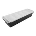 thumbnail image 4 of Kitchen Seasoning Box with Cover Multi Grids Spice Box for Home Salt Sugar Nut Candy Dried Fruit Black 5 Grids, 4 of 12