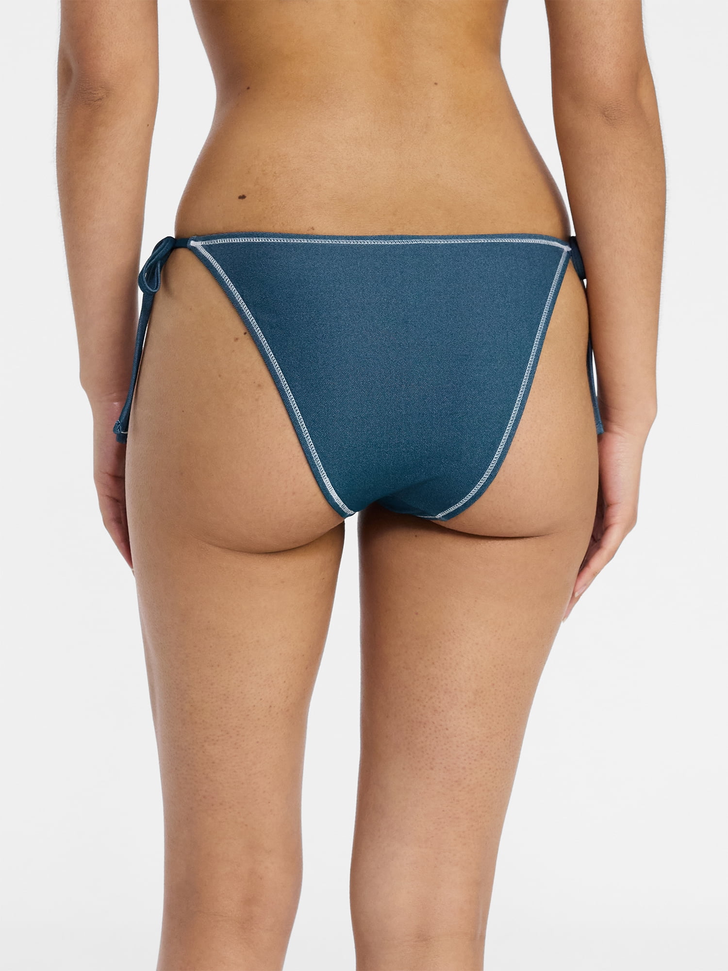 No Boundaries Lone Star String Bikini Bottoms, Women's XXS-XXL
