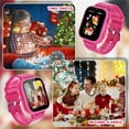 thumbnail image 6 of TOPCHANCES 4G Smart Watch for Boys Girls, 1.83in Touch Screen Kids Smartwatch with Games, Two-way Voice Calls, SOS Call, SMS function (Rose Red), 6 of 7