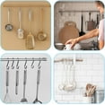 thumbnail image 7 of 20 Pcs J Shaped Hook, Snap-On Hooks, NOGIS Stainless Steel Clip-on Hook, Hanging Sink Grid Hook, Heavy Duty Wire Rack Hook for Kitchen, Bedroom, Office (Silver), 7 of 7