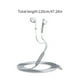 thumbnail image 2 of Auriculares con cable Reducción de ruido Estéreo Juego de disparos Auriculares Teléfono celular 3.5 mm Auriculares intrauditivos Herramienta para jugadores Accesorios para PC de escritorio Gris Blanco Vogacara EL005940-03, 2 of 7