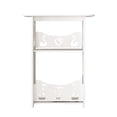 thumbnail image 1 of CNKOO 12.6x8.7x15.8in Night Stand  Side Table with Storage Rectangular Small End Table Modern Minimalist Side Tables for Bedside Living Room Bathroom Night Stand, 1 of 9
