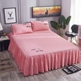 thumbnail image 4 of Protector de colchón para hotel Solid Home, funda de cama, sábana, falda de cama, colcha, funda de colchón antideslizante, ropa de cama, falda de cama, funda de almohada, 4 of 5