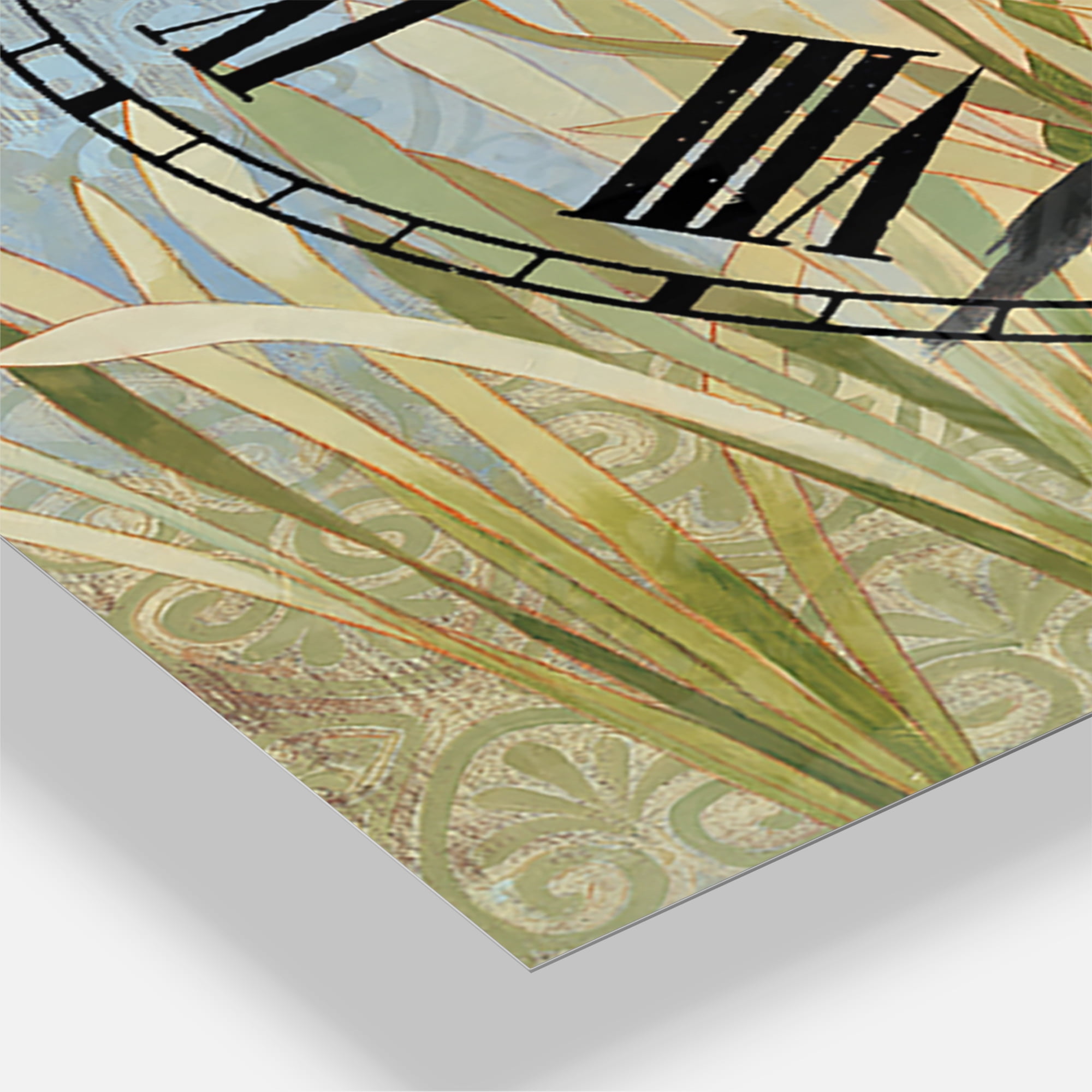 Designart 'Snowy Egret in Flight vII' Farmhouse Wall Clock
