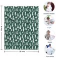 thumbnail image 4 of Green Christmas Tree Pattern Blanket,Comfortable Soft Flannel Throw Blanket,All Season,Warm Lightweight Blankets for Sofa Bed Couch Living Room Chair,30"x40", 4 of 4