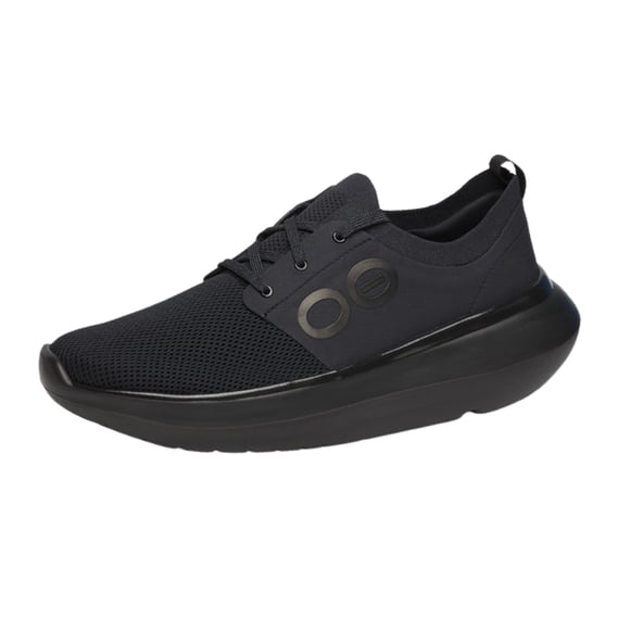 Zapato de recuperación OOFOS OOmy Stride negro para hombre, talla 13