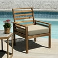 thumbnail image 2 of Textured Solid Almond Premium Dining Seat Cushio, 2 of 8