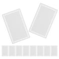 thumbnail image 1 of OULII 10Pcs Aluminum Sublimation Business Card Blanks White Metal Smooth Edge for Custom, 1 of 8
