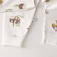 thumbnail image 5 of Kakishop Baby Boy Fall Clothes 3 6 12 18 24 Months 2T 3T 4T 5T Toddler Girl Outfits Letter Graphic Print Long Sleeve T-Shirt Tops and Pants,Brown, 5 of 5