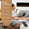 thumbnail image 5 of Modern Ember Aerus Slim 72 Inch Smart Linear Electric Fireplace | Recessed in-Wall or Wall-Mount, 5 of 9