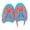 Blue orange. orange., variant on Yihuala Professional Swimming Paddle Hands Flippers Swim Training Hand Paddles for Swimmers And Fitness Enthusiasts Enduring