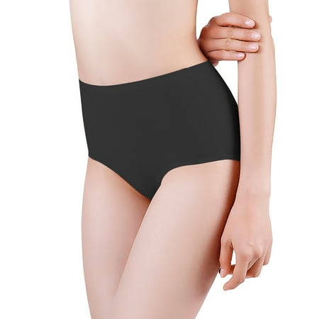 

G String Thongs for Women Ice Screen Mesh Hole Seamless High Waisted Abdominal Panties Underwear