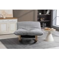 thumbnail image 4 of Timbernest Bean Bag Rocking Chair for Indoor Outdoor, Accent Armless Lazy Sofa, Corduroy Casual Single Couch, Light Gray, 4 of 6