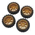 thumbnail image 3 of Accesorios RC, 4 piezas Neumáticos de rueda RC Neumáticos de rueda de coche RC Neumáticos de goma RC Diseño aerodinámico, 3 of 8