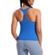 thumbnail image 1 of Top CRZ YOGA Butterluxe con espalda racer y sostén con relleno azul L, 1 of 4