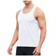 thumbnail image 2 of pstuiky Camisetas sin mangas para hombre, Camiseta deportiva informal de malla de color liso para hombre, holgada, con cuello redondo y forma de I Tops elegantes para mujer xxl, 2 of 6