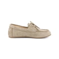 thumbnail image 2 of BLISSFUL STEP Women's Round Toe Boat Flats Slip on Loafers Beige (Size 6), 2 of 5