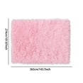 thumbnail image 3 of Ultra-soft plush carpet, 9'×12' pink non-slip long-pile floor rug, suitable for bedroom, living room, home decor, 3 of 6