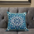 thumbnail image 6 of Amrita Sen Designs  18 x 18 in. Paisley Leaf Geo Duo Broadcloth Indoor & Outdoor Zippered Pillow - Multi Color, 6 of 6