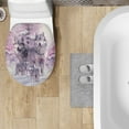 thumbnail image 4 of SEANATIVE Ice Wolf Toilet Lid Seat Protector Cover Soft Toilet Lid Covers 17.3*13 Inches Toilet Protector Cover with Elastic Edge Reusable Standard Toilet Lid Cover, 4 of 6