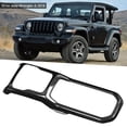 thumbnail image 1 of Embellecedor del panel de cambio de marchas BuyWeek Fibra de carbono para Jeep Wrangler JL 2018, 1 of 9