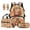 Basketball Capybara, variant on Pzuqiu Strawberry Capybara School Backpacks for Teen Girls 4 Piece Backpack with Lunch Box Pencil Case 2pcs Bookmark Kawaii Travel Rucksack Sport Bookbag Shoulder Strap