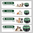 thumbnail image 2 of Pop-Up Pet Playpen, Folding Soft Portable Waterproof Outdoor Pen for Dogs Cats Chickens, 36" Durable Travel Crate with Bowl for Recovery Use, 2 of 8