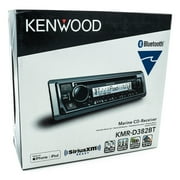 Kenwood KMR-D382BTS Car and Marine Stereo Single Din with SiriusXM Ready, and Bluetooth Audio