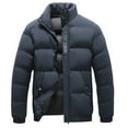 thumbnail image 3 of TIANZEN Men Thick Bread Jacket Business Plus Size Foreign Trade Jacket Casual Loose And Comfortable Jacket Anorak Coats for Men Men's down Coats for Winter, 3 of 3