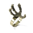 thumbnail image 1 of Bristol Novelty - Anillo Medieval de Garra de Dragón para Disfraz (Dorado), 1 of 1