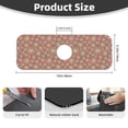 thumbnail image 2 of Xecao Fireworks1 for Kitchen Sink Splash Guard Faucet Mat , Faucet Guard & Draining mat, (15" X 5.5" ), 2 of 7