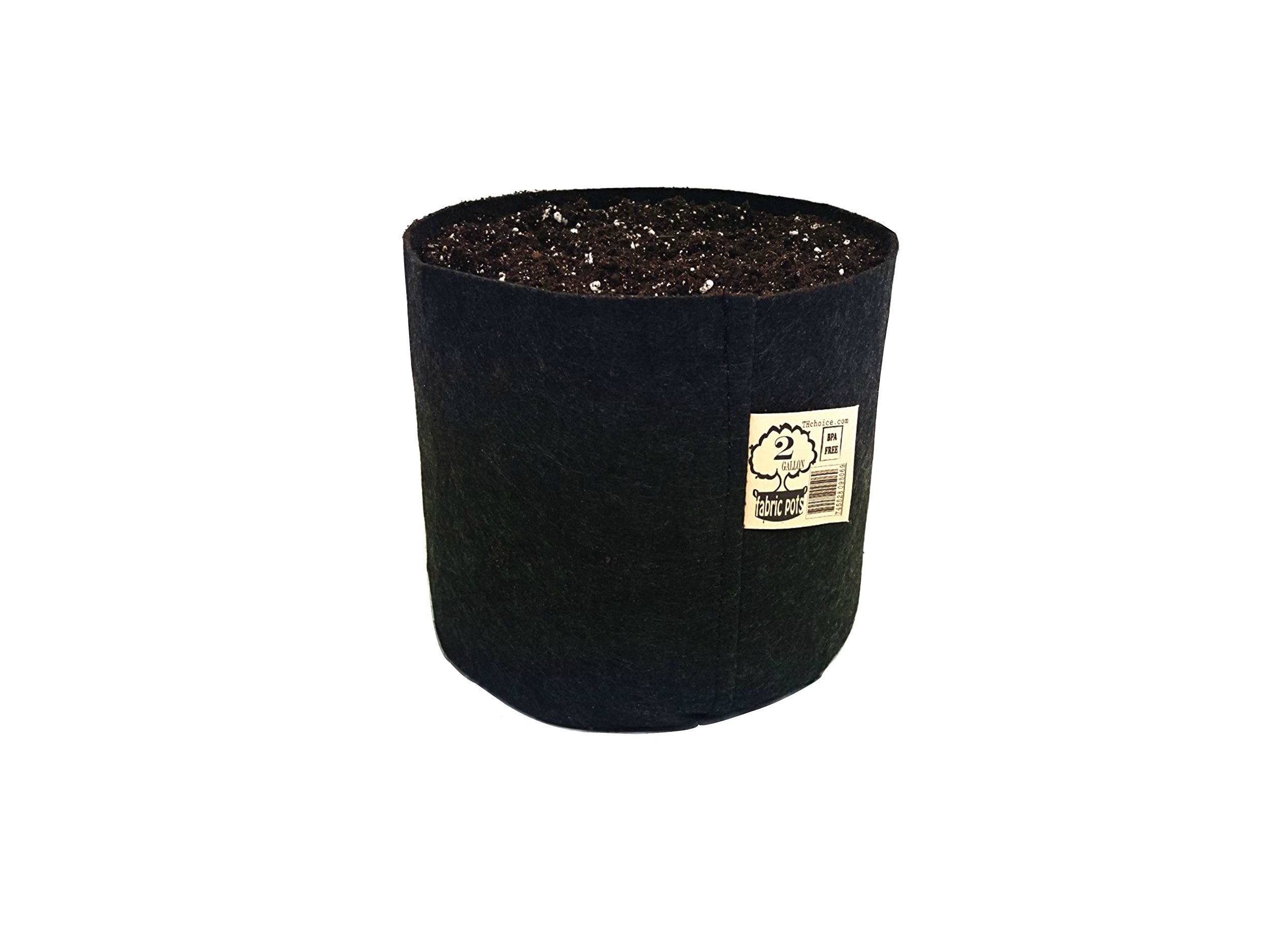 10Pack 2 Gallon Top Grower Premium Fabric Pots Aeration Grow Bags Heavy Duty Planter