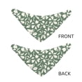 thumbnail image 3 of Naloa Flowers With Leaves Dog Bandana Large and Small-Dog Scarf Bib Handkerchief Accessories for Dogs and Cats(S-L)-Small, 3 of 5
