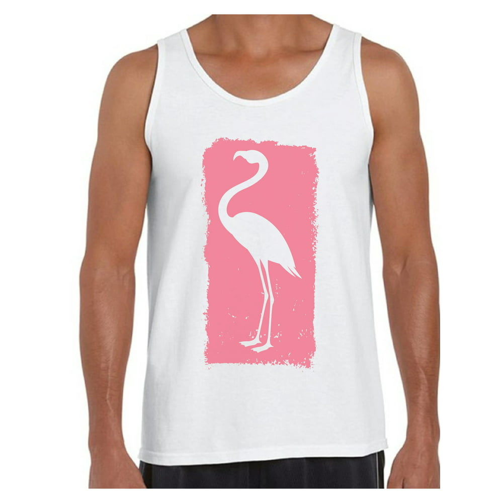 Awkward Styles - Awkward Styles Pink Flamingo Tank Top for Men Pink ...