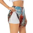 thumbnail image 2 of Haiem Tomato Field Bottle Women's 2 in 1 Running Shorts - Lightweight Athletic Workout Gym Yoga Breathable Sports Shorts Liner with Phone Pockets-Small, 2 of 9