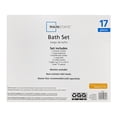 Mainstays 17Piece Bathroom Set, Eucalyptus