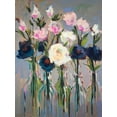 thumbnail image 2 of Slivka, Jane 14x18 Black Ornate Wood Framed with Double Matting Museum Art Print Titled - Romantic Blossoms, 2 of 4