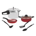 thumbnail image 1 of Batería de Cocina con Olla Express Ekco 7 Piezas rojo, 1 of 4