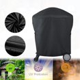 thumbnail image 2 of Funda para barbacoa redonda de 54 x 76 x 69 cm, funda impermeable para barbacoa, anti-UV y a prueba de polvo, 2 of 5