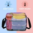 thumbnail image 3 of Tirrinia Insulated Lunch Bag for Women Men, Leakproof Thermal Reusable Lunch Box for Adult, Student, Lunch Cooler Tote for Office Work, School, Medium, Purple, 8 L Capacity, 3 of 8