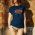 thumbnail image 6 of Houston Baseball Laces - Pitcher, Team Sport Graphic T-Shirt - Large - Navy, 6 of 6