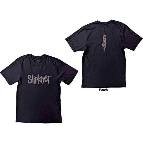 Slipknot Unisex Hi-Build T-Shirt: Logo (Back Print) (Large)