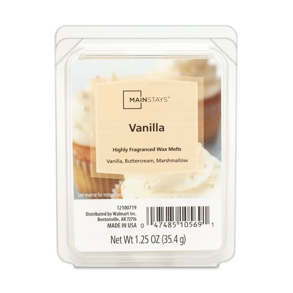 Mainstays Vanilla Scented Wax Melt, 1.25 oz