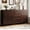 Brown, variant on GALAXHERO Farmhouse 9 Drawer Wood Dresser, 63" Wide Storage Organizer with Double Rustic Handles, TV Stand for 70" TV, Chest of Drawers for Bedroom, Living Room, White