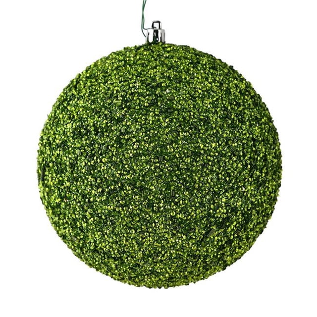 Vickerman N185914D Ornement de Boule Perlée d'Olive de 8 Pouces avec Foré 2 par Sac
