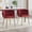 Wine Red, variant on MOONMISS Velvet Upholstered Tufted Wood Frame Side Dining Chair with Golden Legs（set of 2）-Navy Blue
